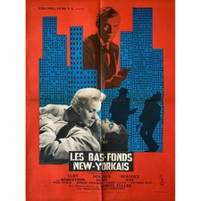 UNDERWORLD U.S.A. French Movie Poster  - 23x32 in. - 1961 - Samuel Fuller, Cliff