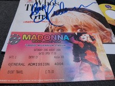madonna autograph vinyl 7'