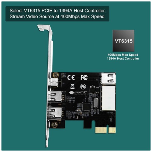 Pcie 1394a port firewire - pcie-1394a,