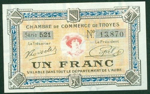 Billet necessite franc - 1,