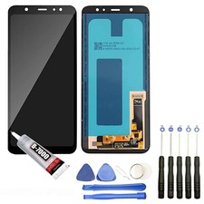 ECRAN LCD+VITRE TACTILE SAMSUNG GALAXY A6+ PLUS 2018 SM-A605FN NOIR OUTILS COLLE