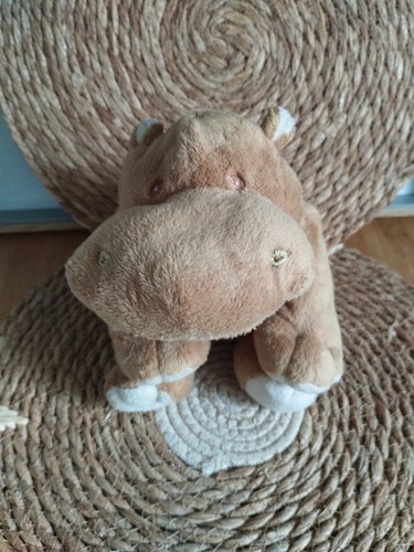 Doudou peluche hippopotame - peluche,