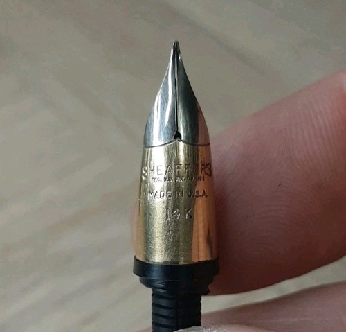 Plume 14k sheaffer s - or,