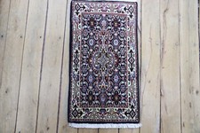 Tapis Oriental Noué À La Main Hala Auto Tapis de sol( 60 X 40 CM) Neuf Haut