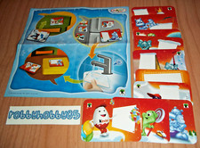 FF-C-8 Autocollants Porte-Messages + BPZ Kinder Surprise Maxi 2014 Funny Versary