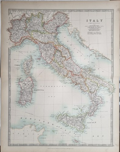 Carte antique 1891 - antique,
