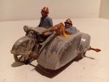 Rivollet Simon F moto Harley Davidson Flat head side car plomb 1/24 Etat moyen