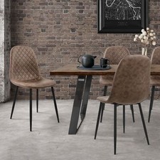 Lot de 4 chaises de salle à