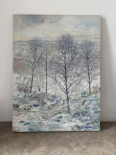Tableau peinture paysage - tableau,