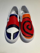 Hand painted naruto slip - naruto, slip-on