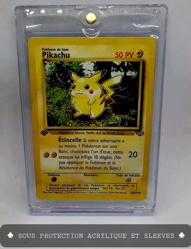 Carte pokémon pikachu - pokÉmon,