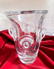 Vase ancien en cristal - VAL SAINT LAMBERT - ART DECO