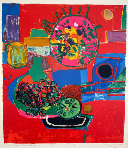 Roger bezombes lithographie - bezombes, ea
