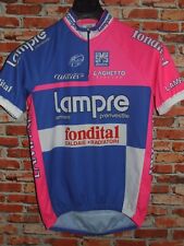 Lampre Santini Maillot Bicyclette Cyclisme Shirt Tg. XL