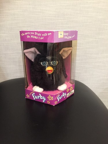1998 black electronic furby - electronic,