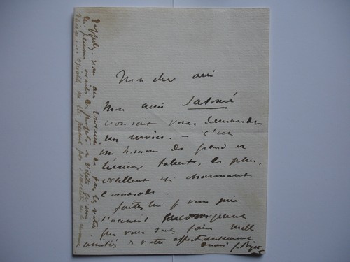 Autographe georges bizet - georges,