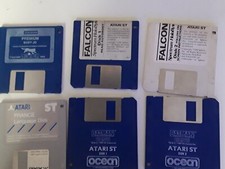 Lot 6 Disquettes Atari ST