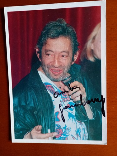 Autographe sur carte - autographe,