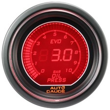Nouveau compteur indicateur de manomètre de pression d'huile Auto Gauge série...