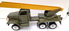 Rare GMC Militaire les routier FJ france jouet ancien en tôle Joustra