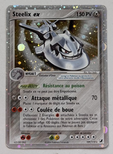 Carte pokémon steelix fr - steelix, ex