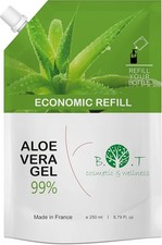 Aloe Vera Gel Bio et Pur de Lanzarote pour Visage, Corps et Cheveux. Gel