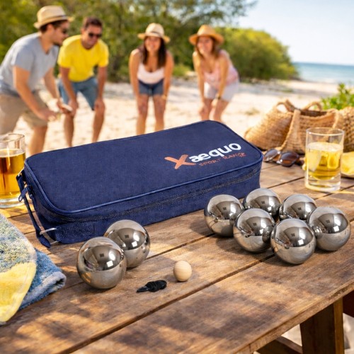 Jeu pétanque métal - jeu, en
