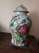 Vase potiche Chinoise porcelaine