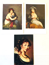 Lot  3  Cartes Postales   MADAME VIGEE-LEBRUN   Tableaux  Peinture