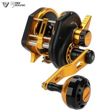 Moulinet de jigging gaucher