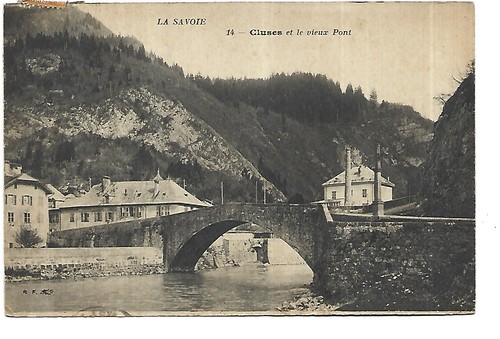 Cluses le vieux pont - le,