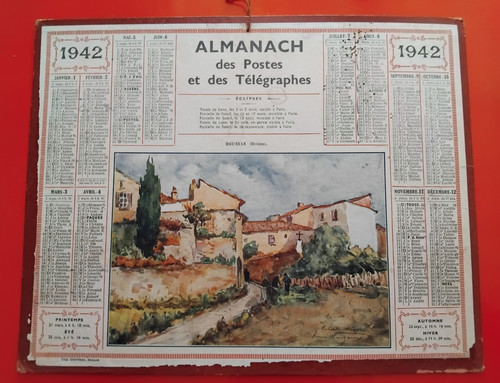 Calendrier almanach 1942 - 1942,