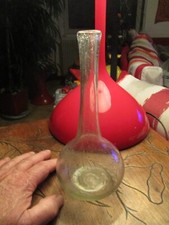 Joli Vase Soliflore Verrerie A la manière de Biot et ses Bulles d'Air