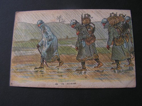 Carte postal militaire - carte,