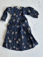 Robe bleue marine vintage poupée Cathie Bella, Dolly Gégé ou autre