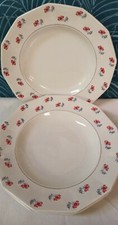 5 Assiettes Creuses Octogonale
