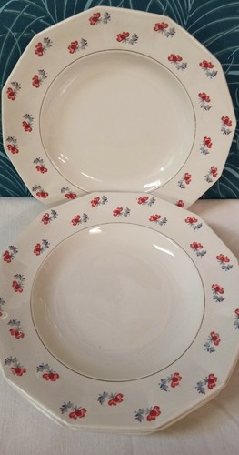 Assiettes creuses octogonale - assiettes,