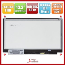 Écran LED 13,3" FHD 30 Broches Pour Asus UX31A UX32 UX32A UX32VD