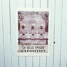 Affiche Art nouveau , revivre