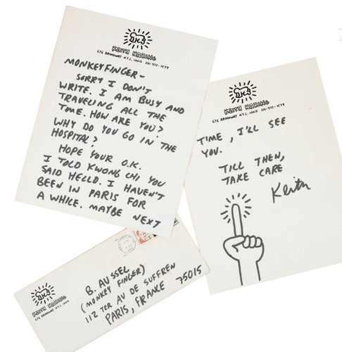 Keith haring lettre - keith, haring.