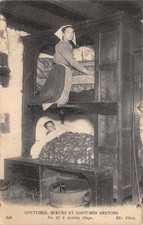 29-SCENE BRETONNE-LIT A DOUBLE ETAGE-N�441-F/0059