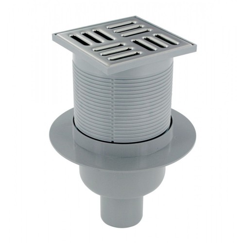 Siphon sol avec grille inox - avec,