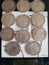 lot de 11 pieces de  5 francs