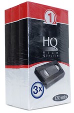 Lot 3 Cassettes VHS 120 min