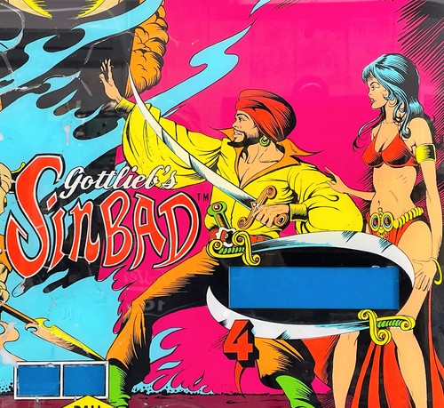 Gottlieb sinbad pinball - gottlieb,