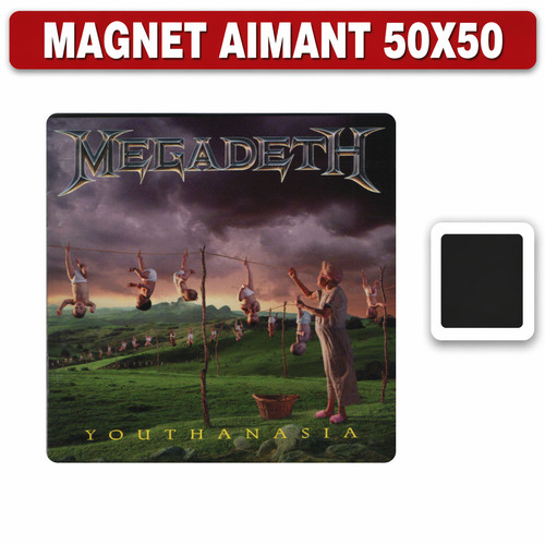 Magnet megadeth youthanasia - magnet,