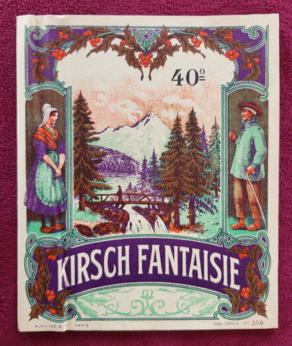 Etiquette kirsch vintage - kirsch,