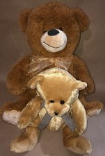 Lot of 2 Brown Teddy Bear