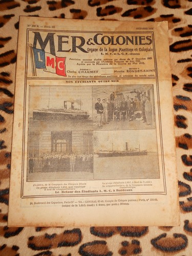 Revue mer colonies ligue - mer,
