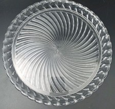 BACCARAT - PLATEAU EN CRISTAL MOULÉ Modèle BAMBOU TORS 